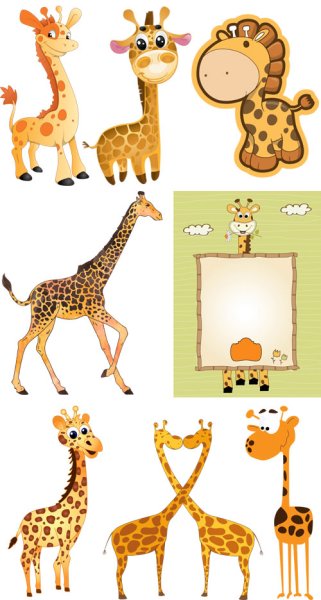 Аппликация Жирафик