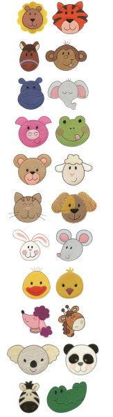 Мордочки животных из фетра выкройка