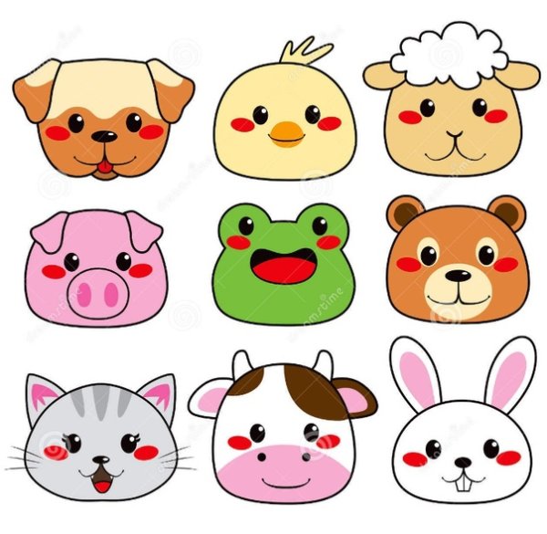 Кавайные мордашки животных
