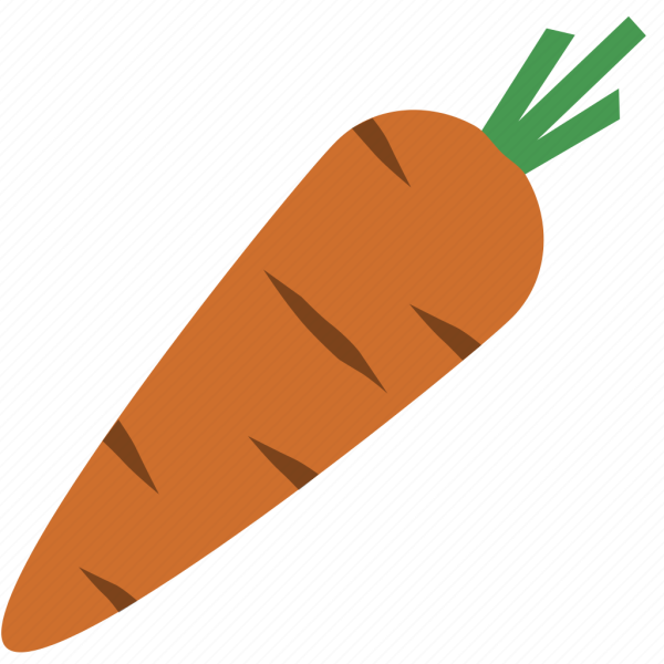 Трафарет морковки