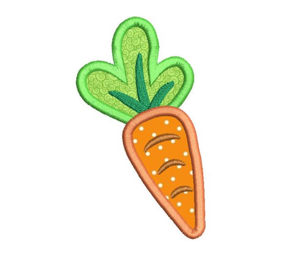 Морковка аппликация для детей
