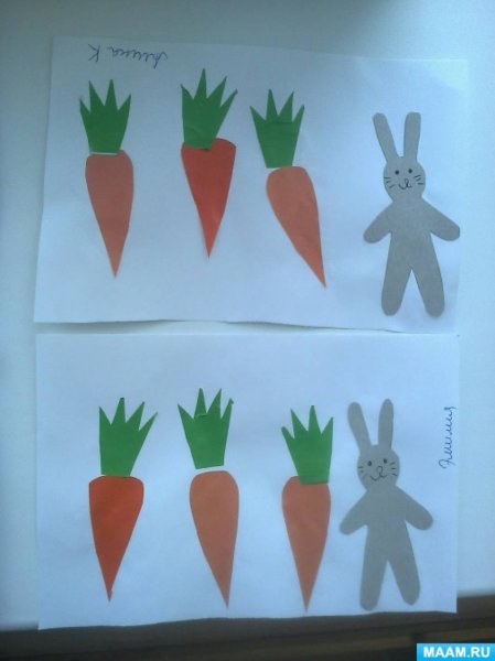 Аппликация в младшей группе