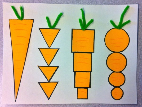 Поделка морковка