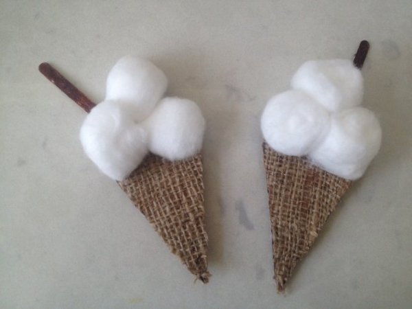 Мороженое из ваты