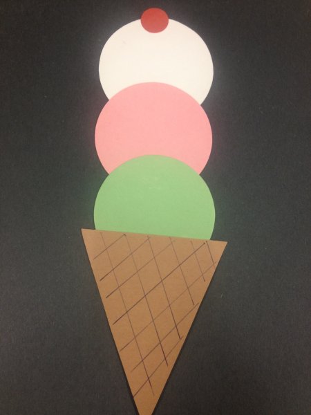 Мороженое из картона