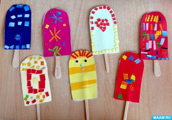 Поделка эскимо для детей