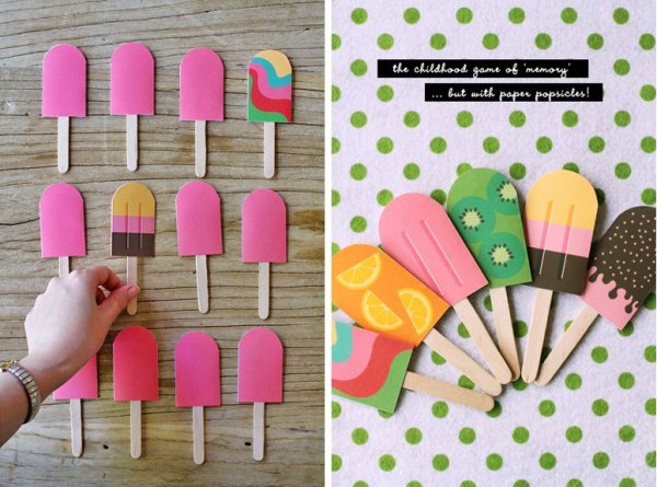 Поделка мороженое на палочке