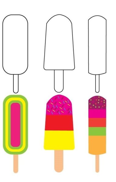 Поделка эскимо на палочке