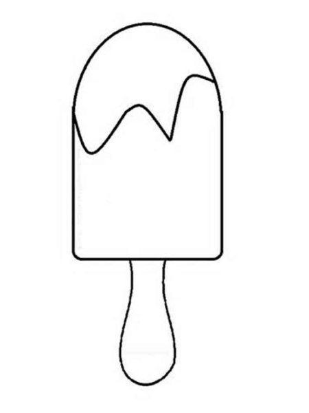 Шаблон мороженого