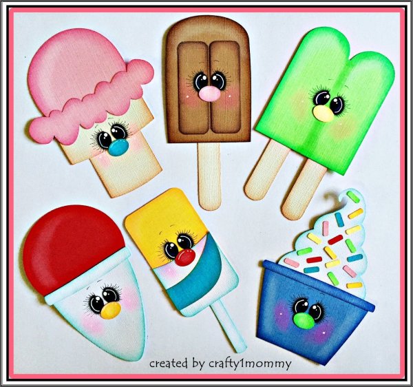 Поделка мороженое из бумаги