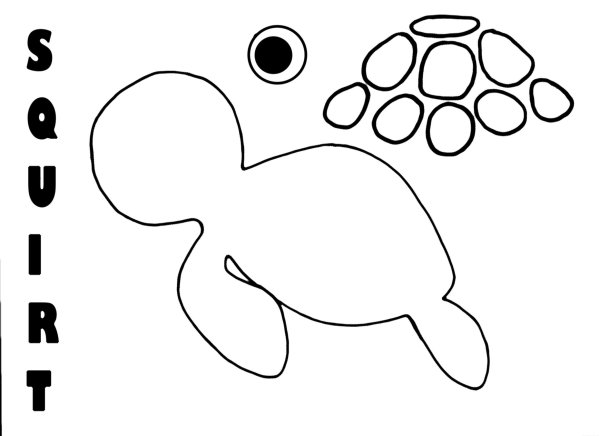 Аппликация черепаха