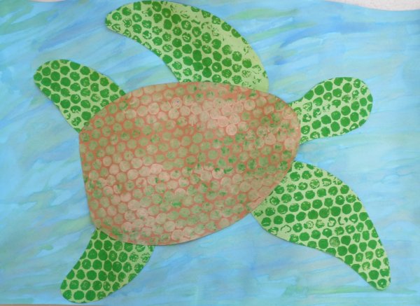 Поделка морская черепаха