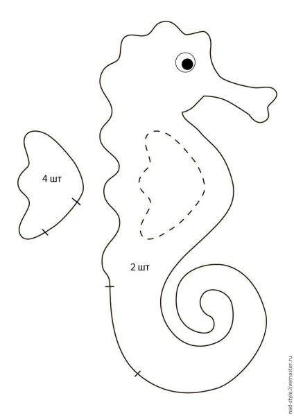 Лекала морские обитатели