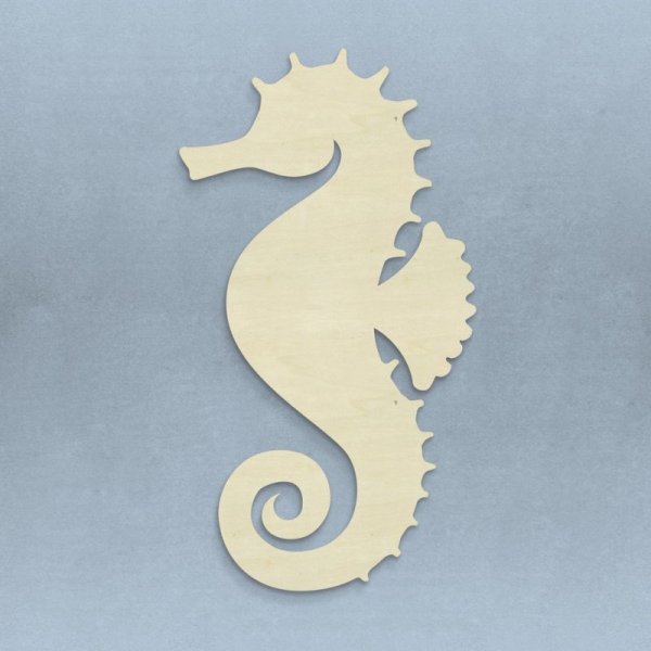 Морской конек из дерева