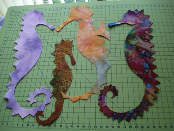 Аппликация морской конек подготовительная группа