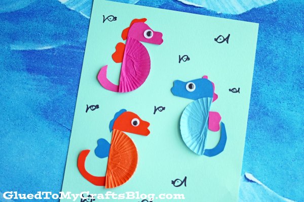 Поделка морской конек для детей