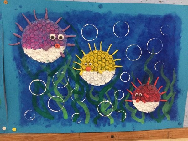 Поделки из пупырчатой пленки с детьми