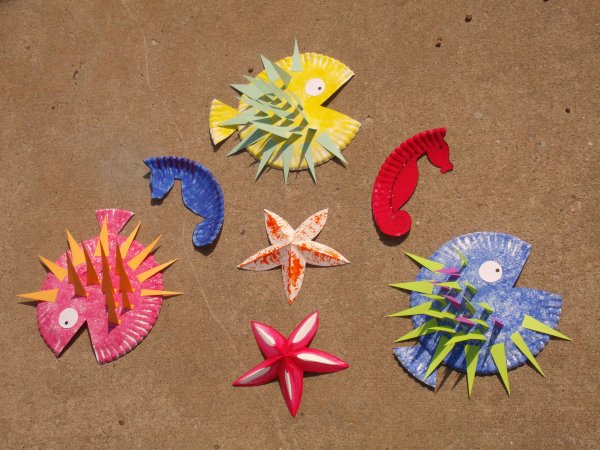 Поделка морские обитатели