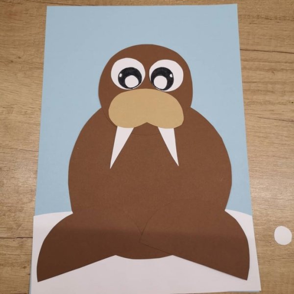 Объемная аппликация морж