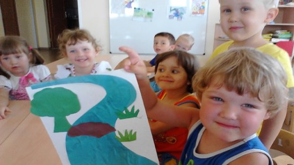 Рисование мостика в первой младшей группе