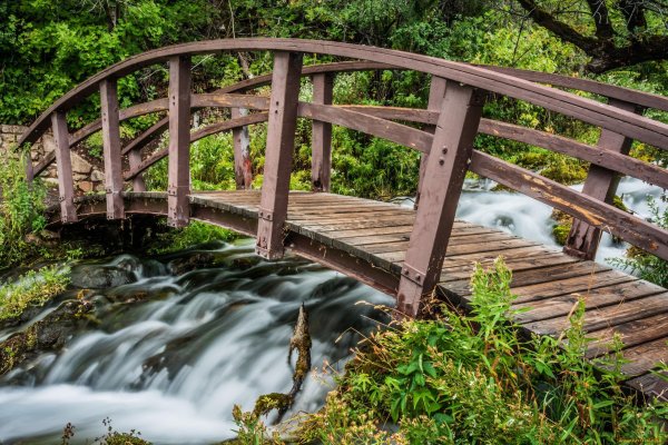 Каменный мост через ручей Рязанская область