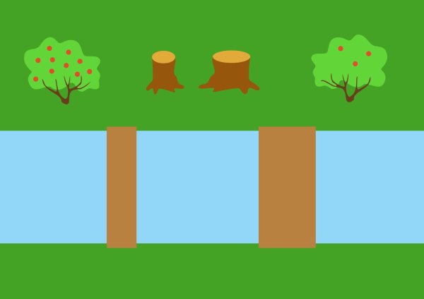 Широкая и узкая дорожка