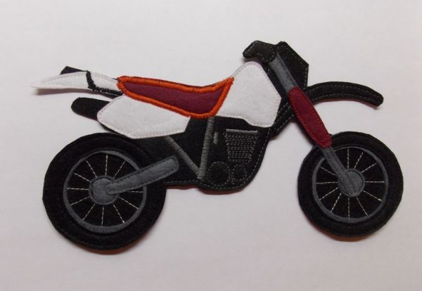 Аппликация мотоцикл