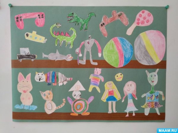 Аппликация в подготовительной группе