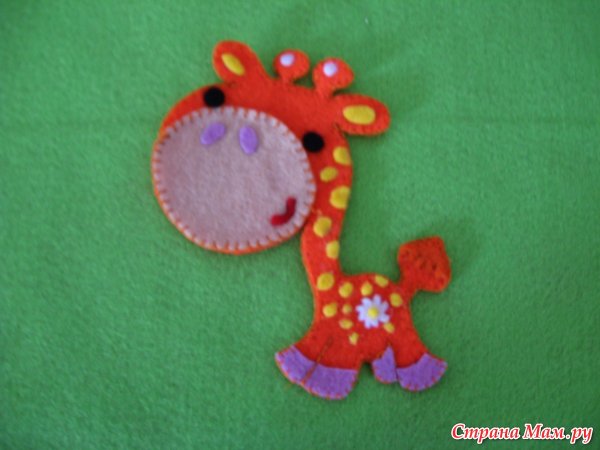 Аппликация из фетра Мадагаскар