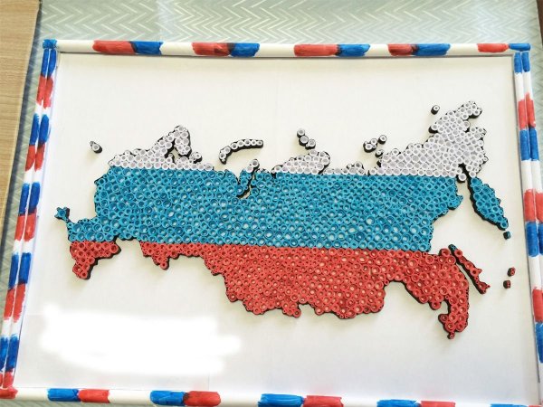 Поделка флаг России