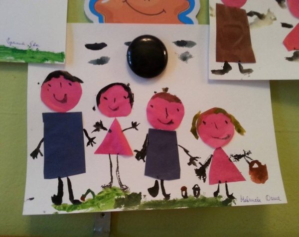 Аппликация в средней группе