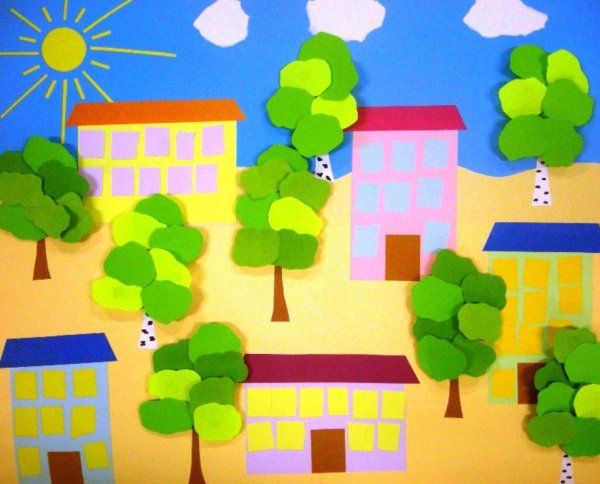 Аппликация в старшей группе