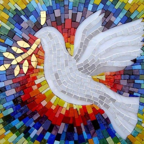 Мозаика из цветной бумаги