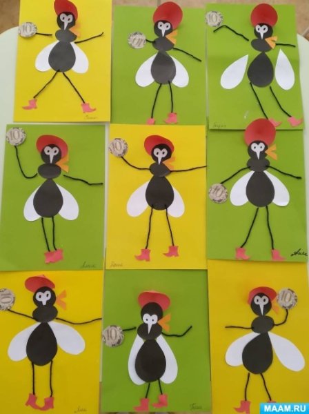 Аппликация герои сказок подготовительная группа