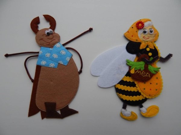 Сказочные герои из фетра