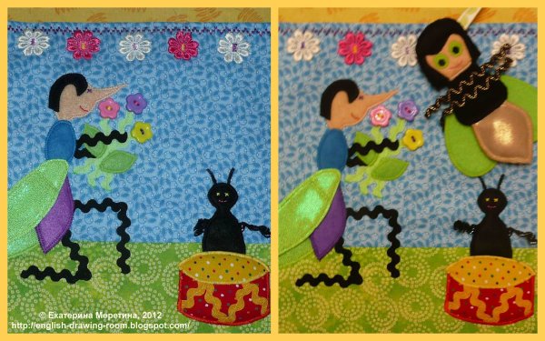 Аппликация Муха Цокотуха в старшей группе