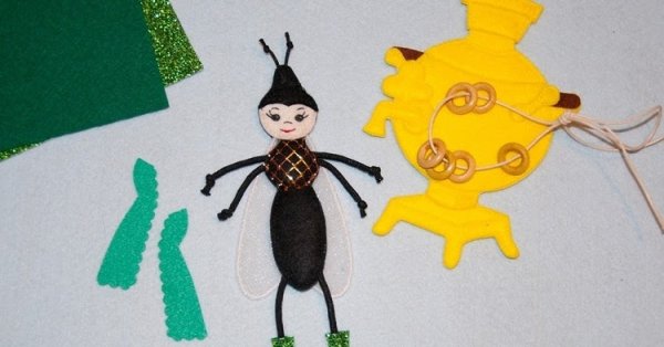 Куклы фетровые Муха Цокотуха