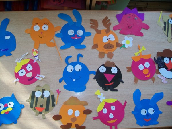 Поделки Смешарики из бумаги