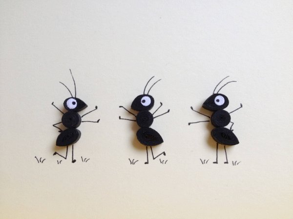 Аппликация муравей