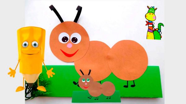 Аппликация муравей