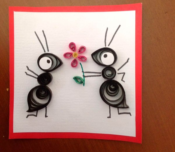 Аппликация насекомые