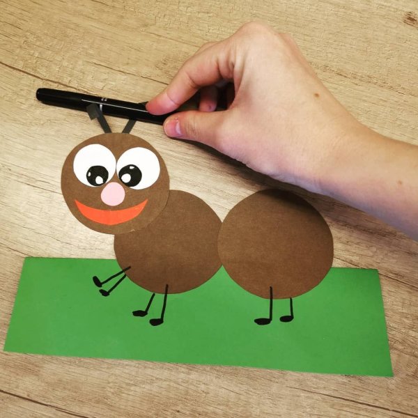 Аппликация муравей