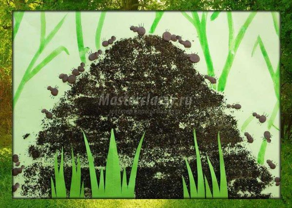 Муравейник поделка для детей