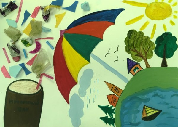 Дети против мусора поделки