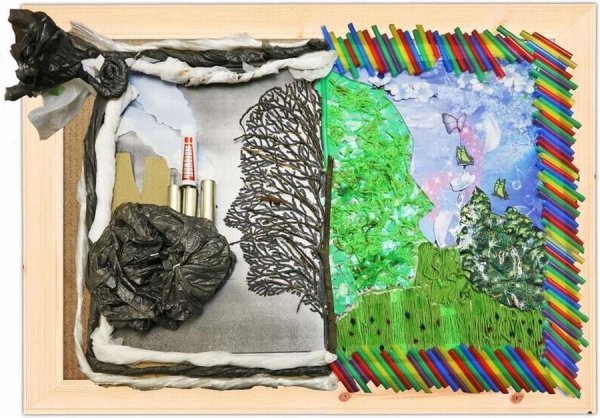 Сухая природа рисунок