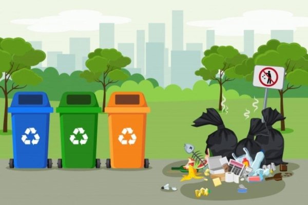 Сортировка мусора для детей