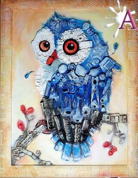 Панно из отходов