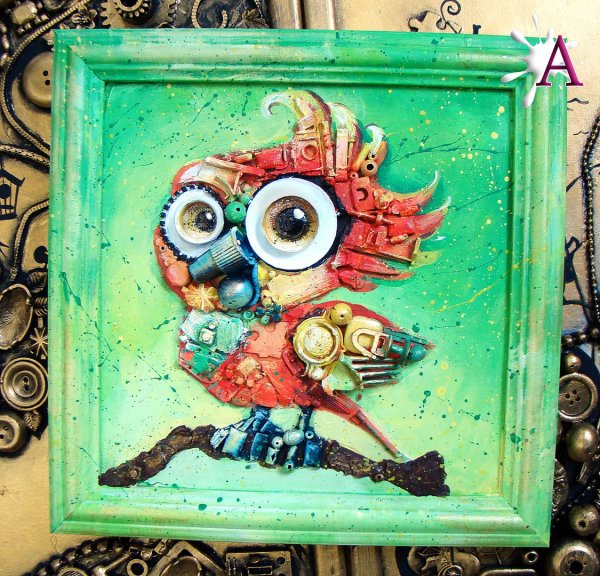 Картины из мусора