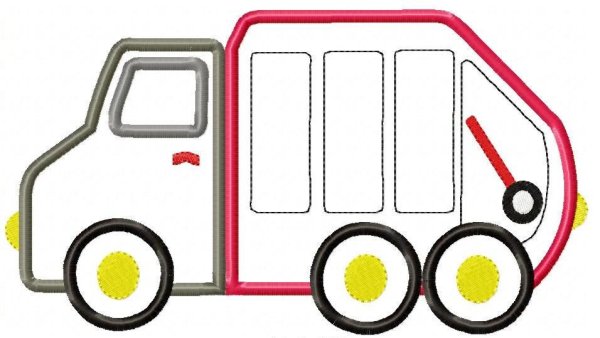 Аппликация транспорт шаблоны