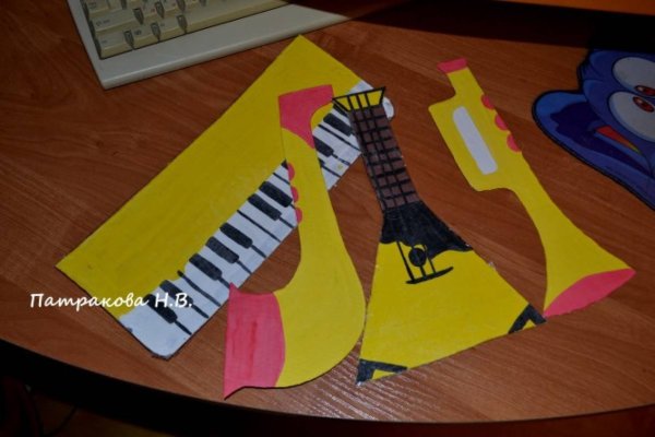 Конструирование музыкальные инструменты